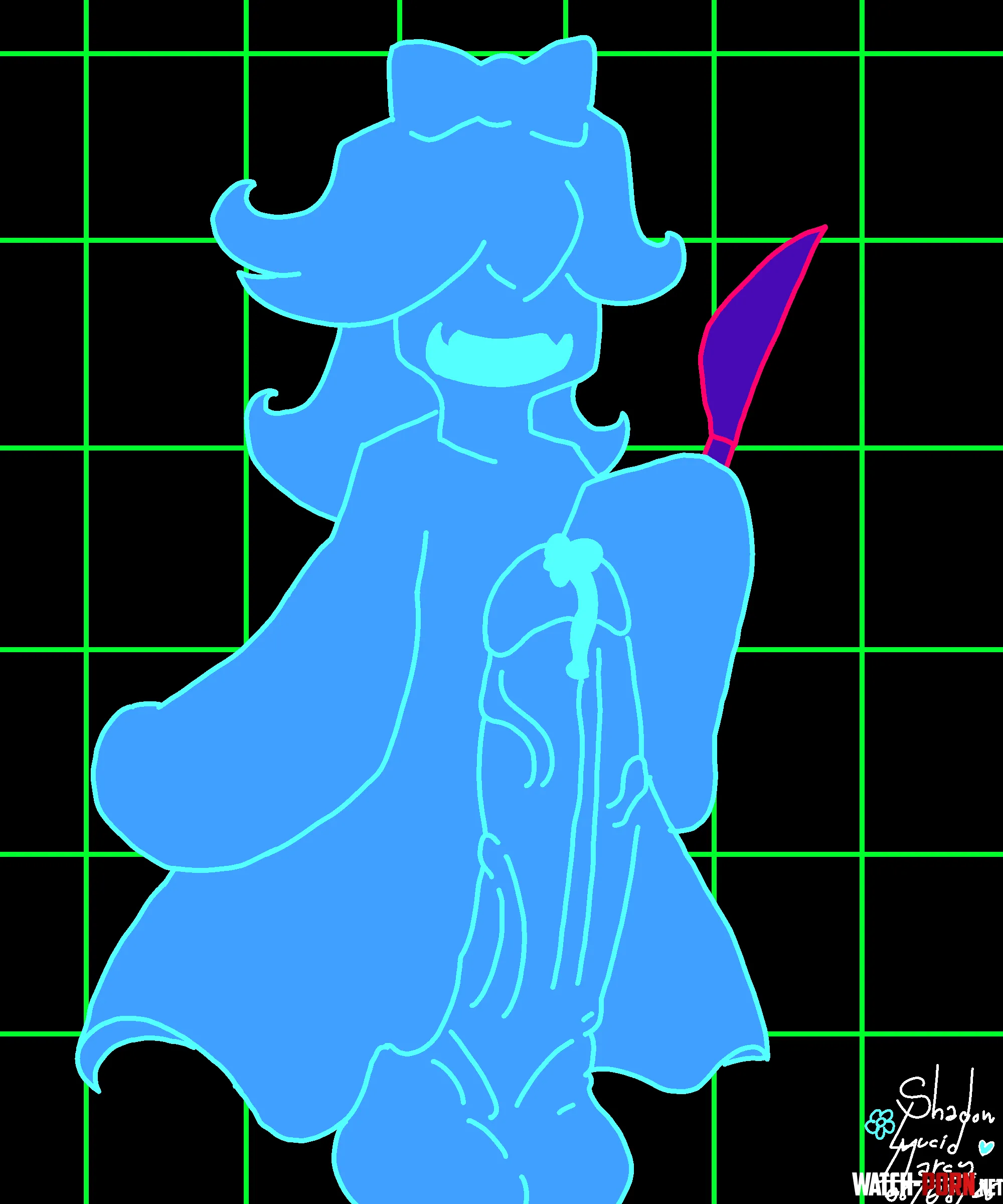So like, [Aqua's Bullet Pattern] y'all... they be hiding some stuff under those dresses huh? [Art by me] by OddlyOddLucidDreamer