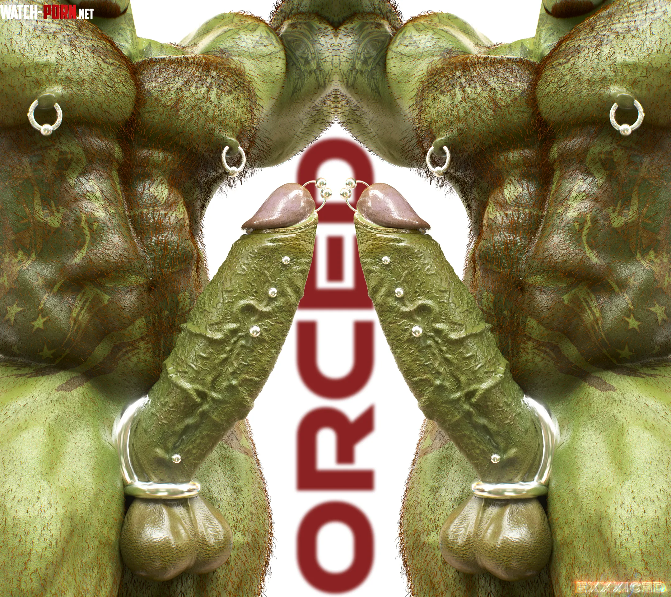 ORCED - Hottest Orcs In The Galaxy [OC][EXXXIC3D] by siuericpang