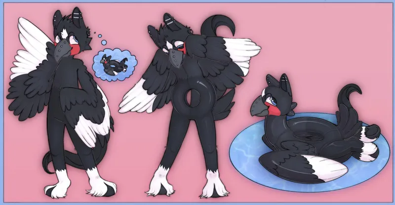 Thumbnail Furry -> pooltoy transformation