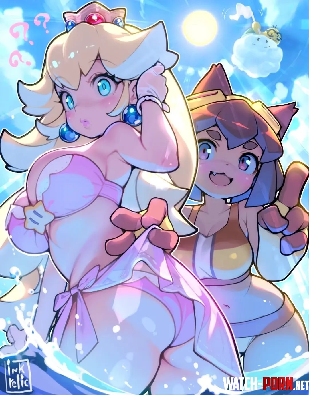 Kit, Peach [Mario] (ink_relic) by CottonWish307