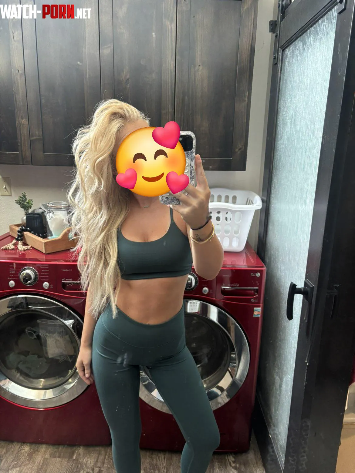 Hot and sweaty after my workout 😅🥰 by CountryDarlin_