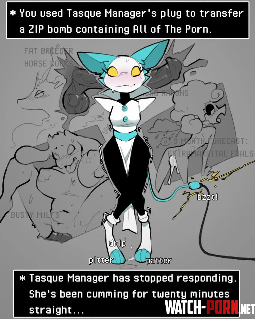 Zip bomb [ Tasque manager] [toriel elniña] (datmooboy) by Insufficient-Skill5