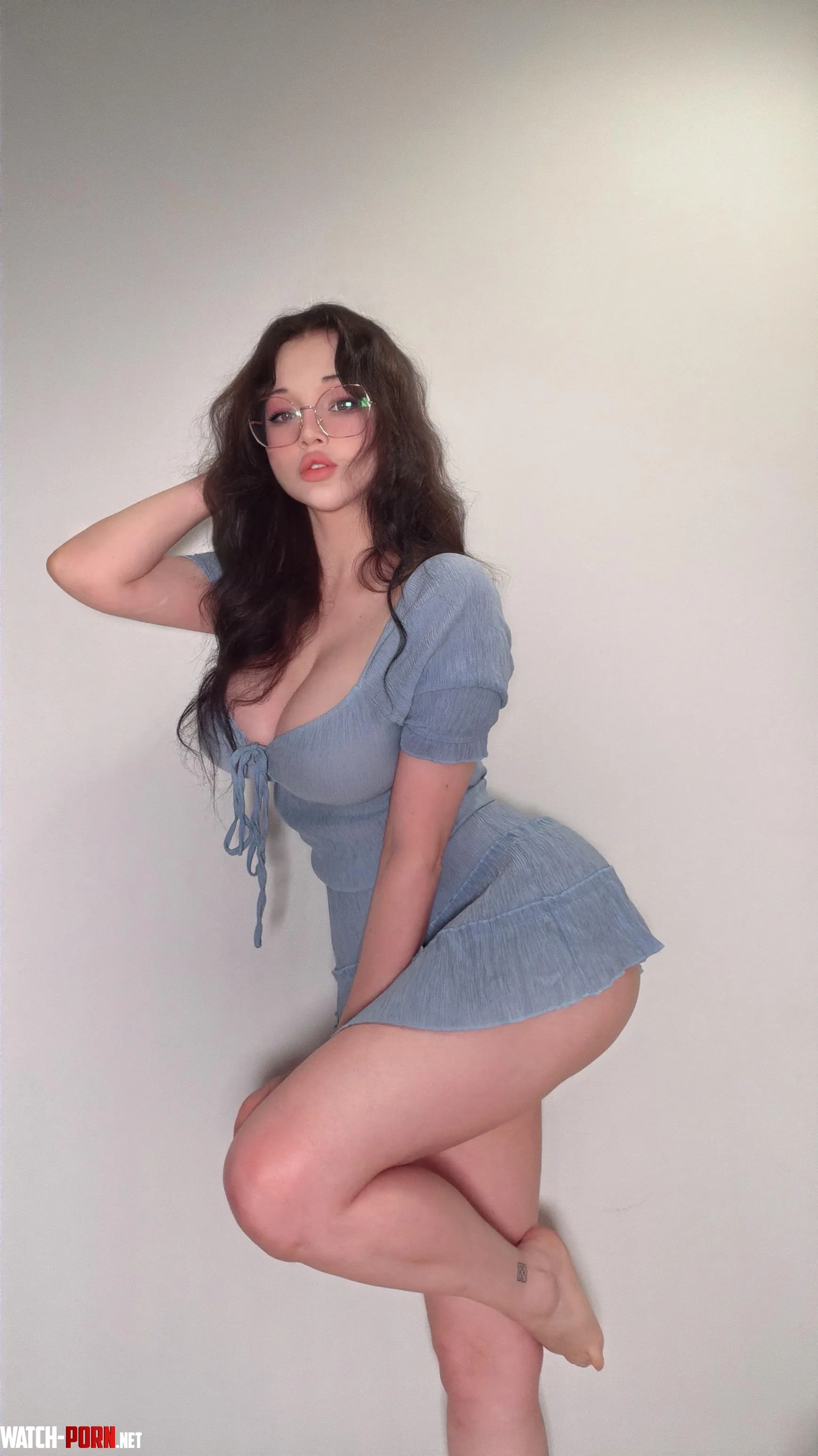 Sending some good vibes to you in my little blue dress today by Hidori_Rose