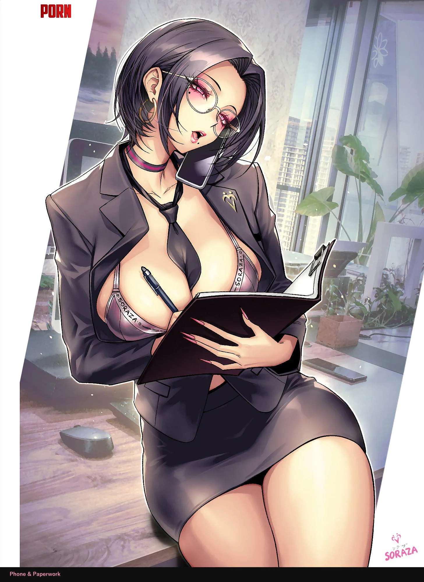 Office Lady [Artist's Original] by WoolsonDaSheep