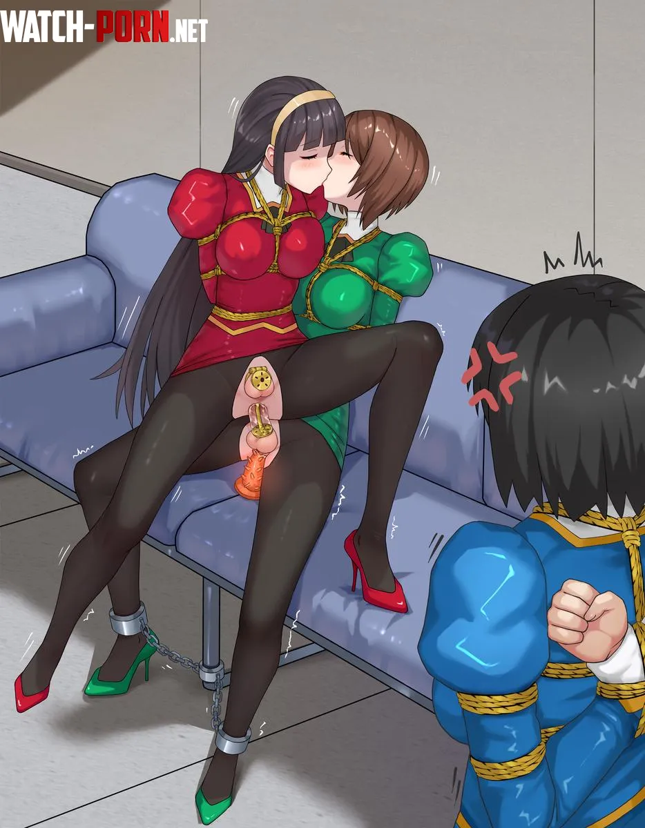 I would love to be any in this image, but specially the one in green! by masochist-pig