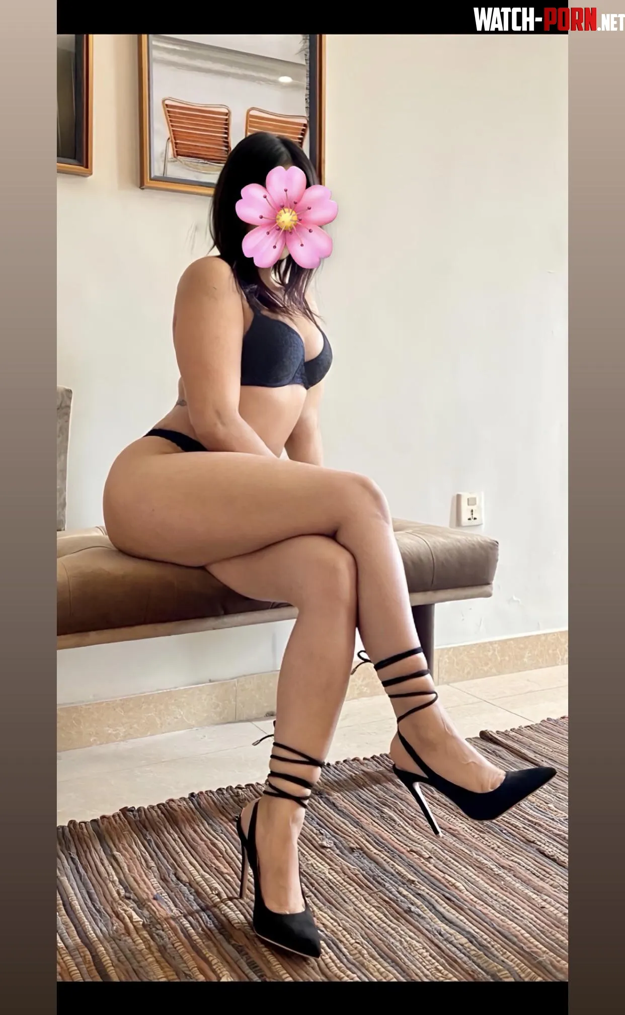 Black set with heels 🖤 by bunny947