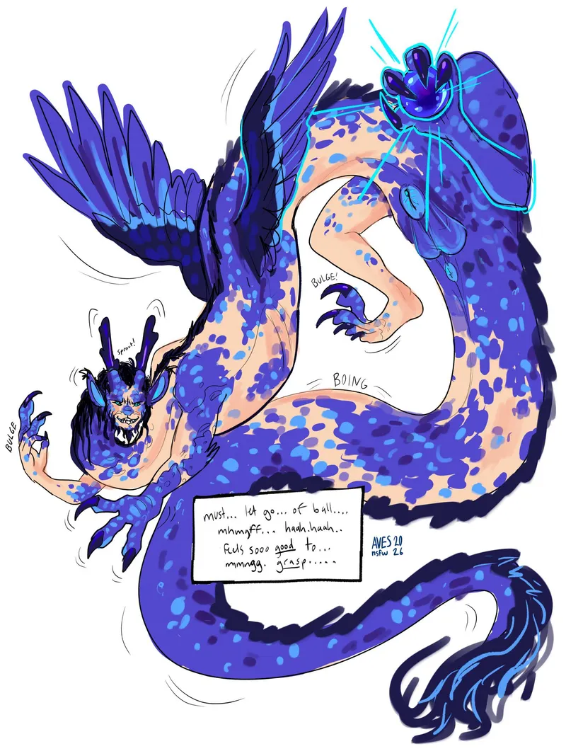 Thumbnail (oc) ball knowledge (m human to eastern dragon)