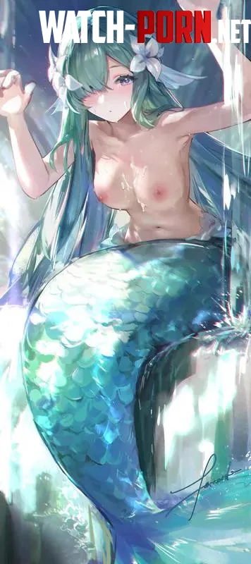 Vodyanitsa by the lake (far_side) [Genshin Impact] by aaf010101