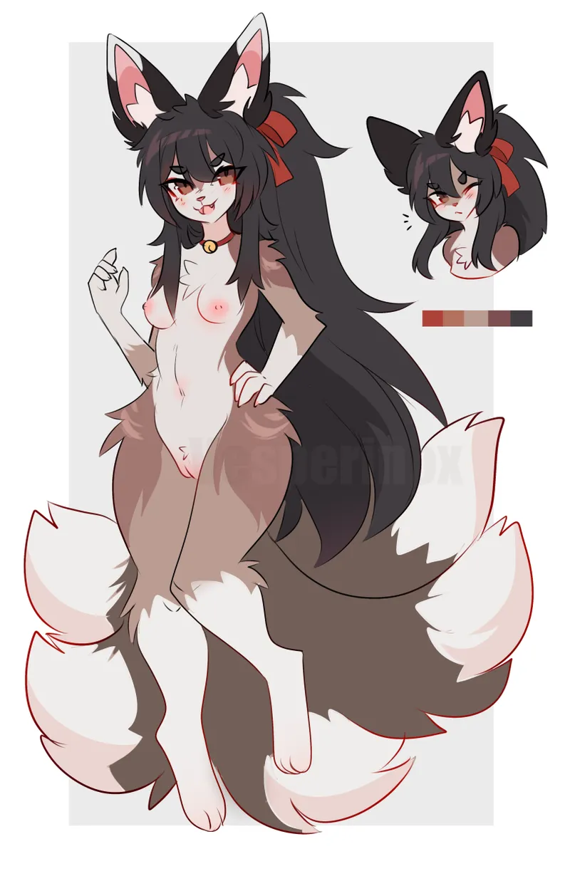 Thumbnail Wanna cuddle ? With so many fluffy Tails it feels really comfy ❤️ [F] (Vesperinox)