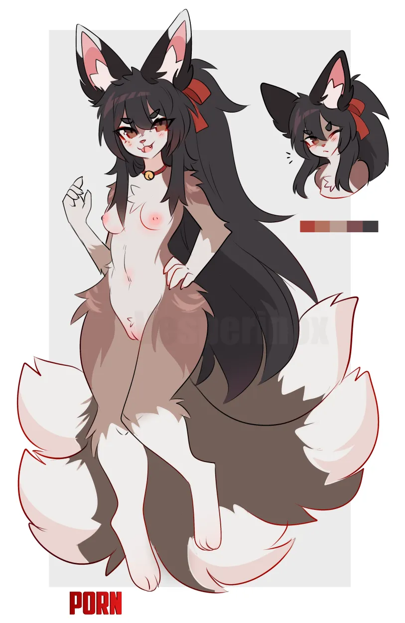 Wanna cuddle ? With so many fluffy Tails it feels really comfy ❤️ [F] (Vesperinox) by SpecialGamerLP