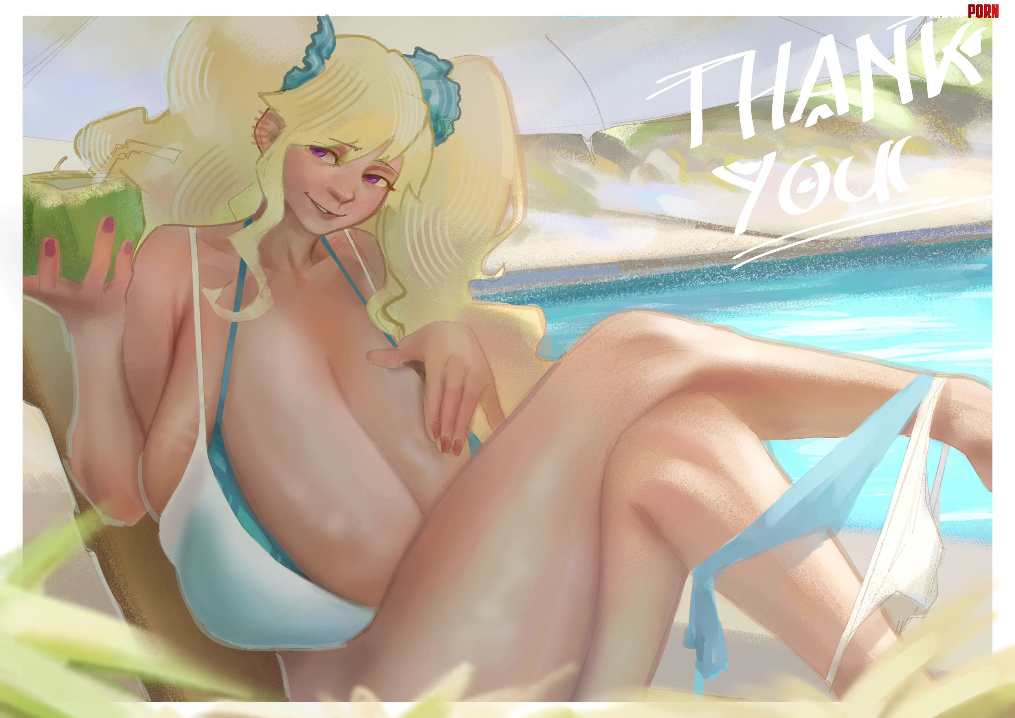 It takes two bikinis to contain her tiddies... by UnhealthyFetish1997