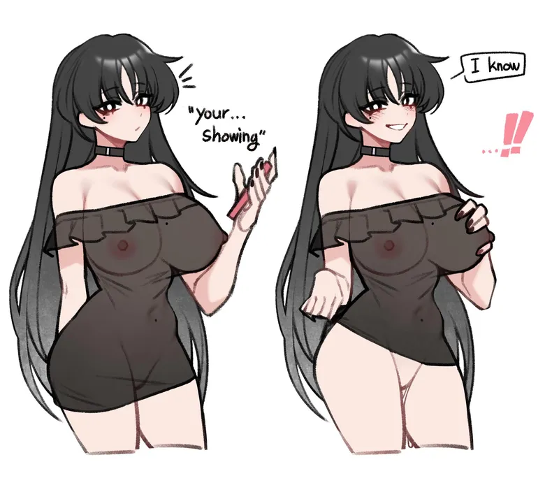 Thumbnail She knows what she's showing [Original] (DOGS)
