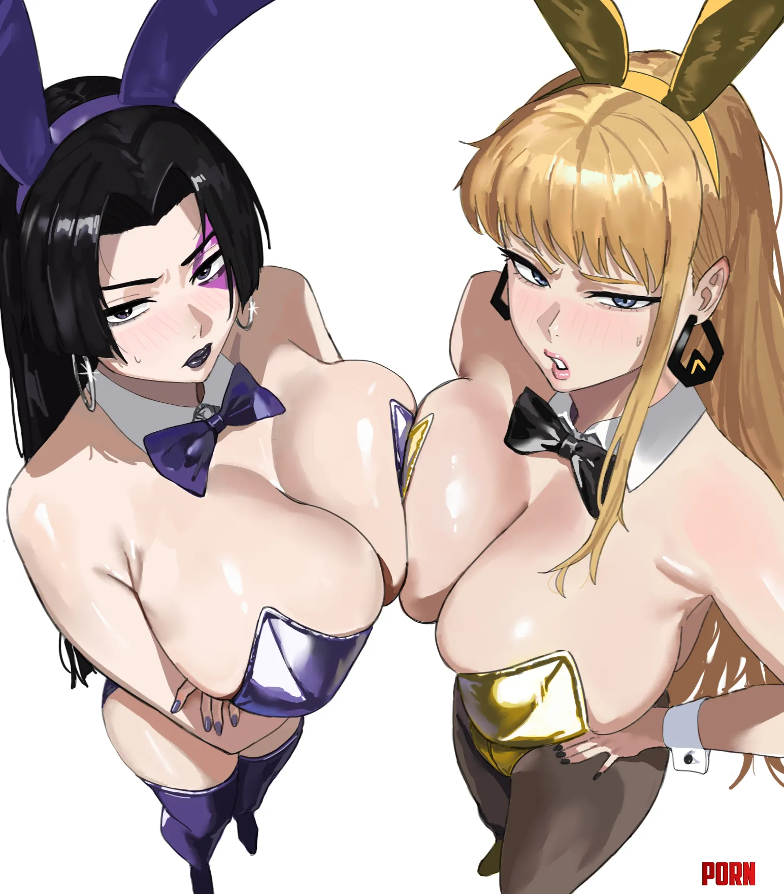 Psylocke and Magik in bunny outfit (MugiT49)[Marvel] by Equal_Hovercraft4116