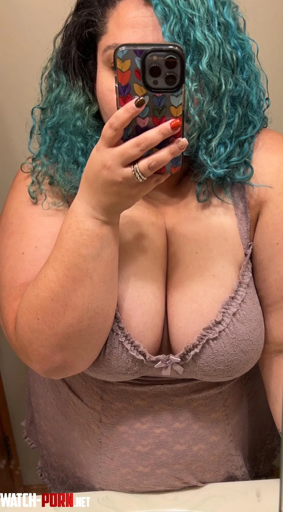 I do miss my blue hair some days. by bluecurlz89
