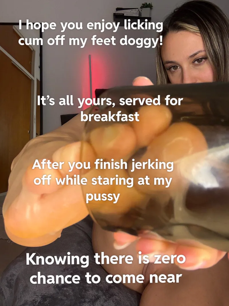 Thumbnail Would you date a girl who makes you lick up your mess every time you cum?