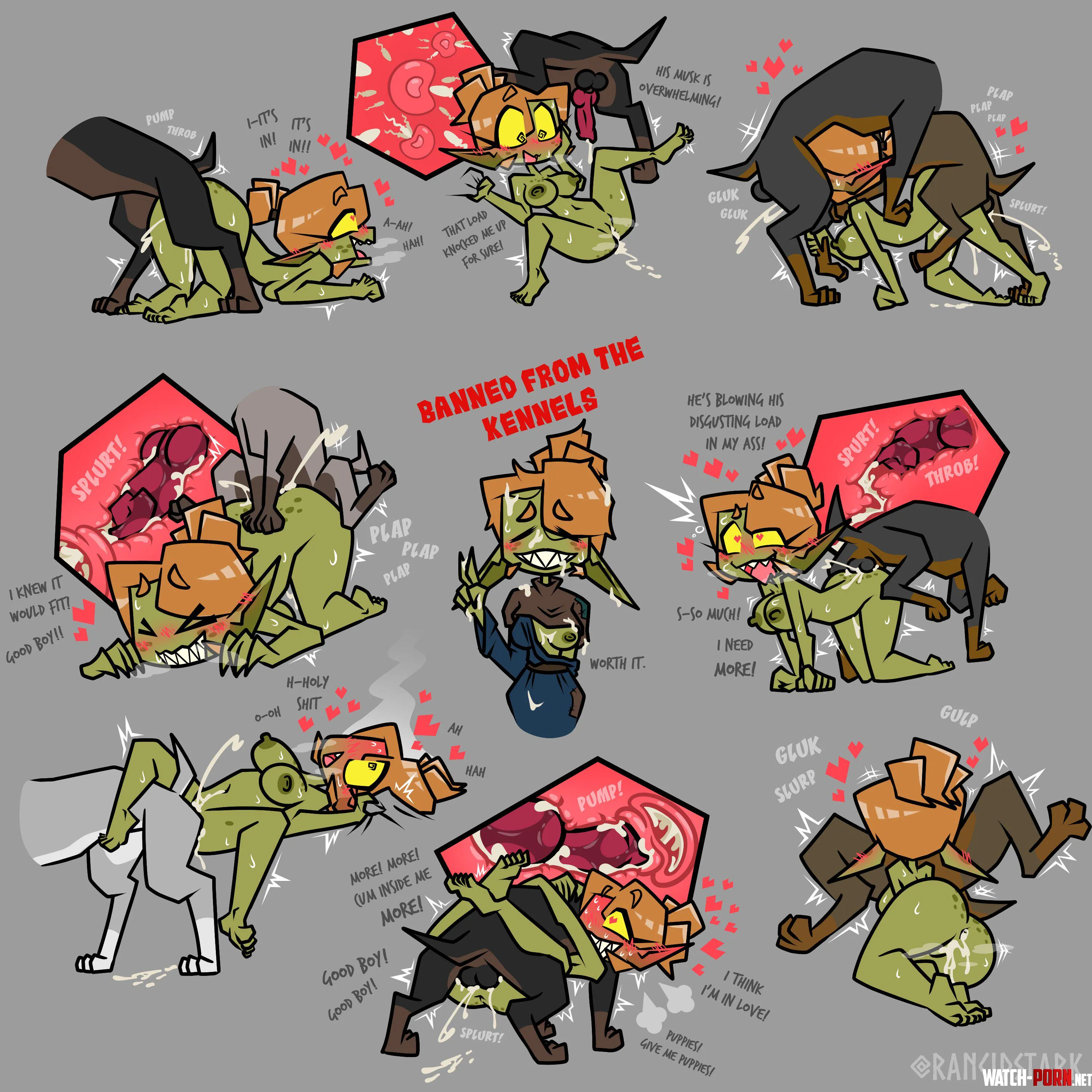 Volunteers needed for canine shelter. Please be advised, there are only intact, energetic, male dogs (rancidstark) by BreedingFeverIV