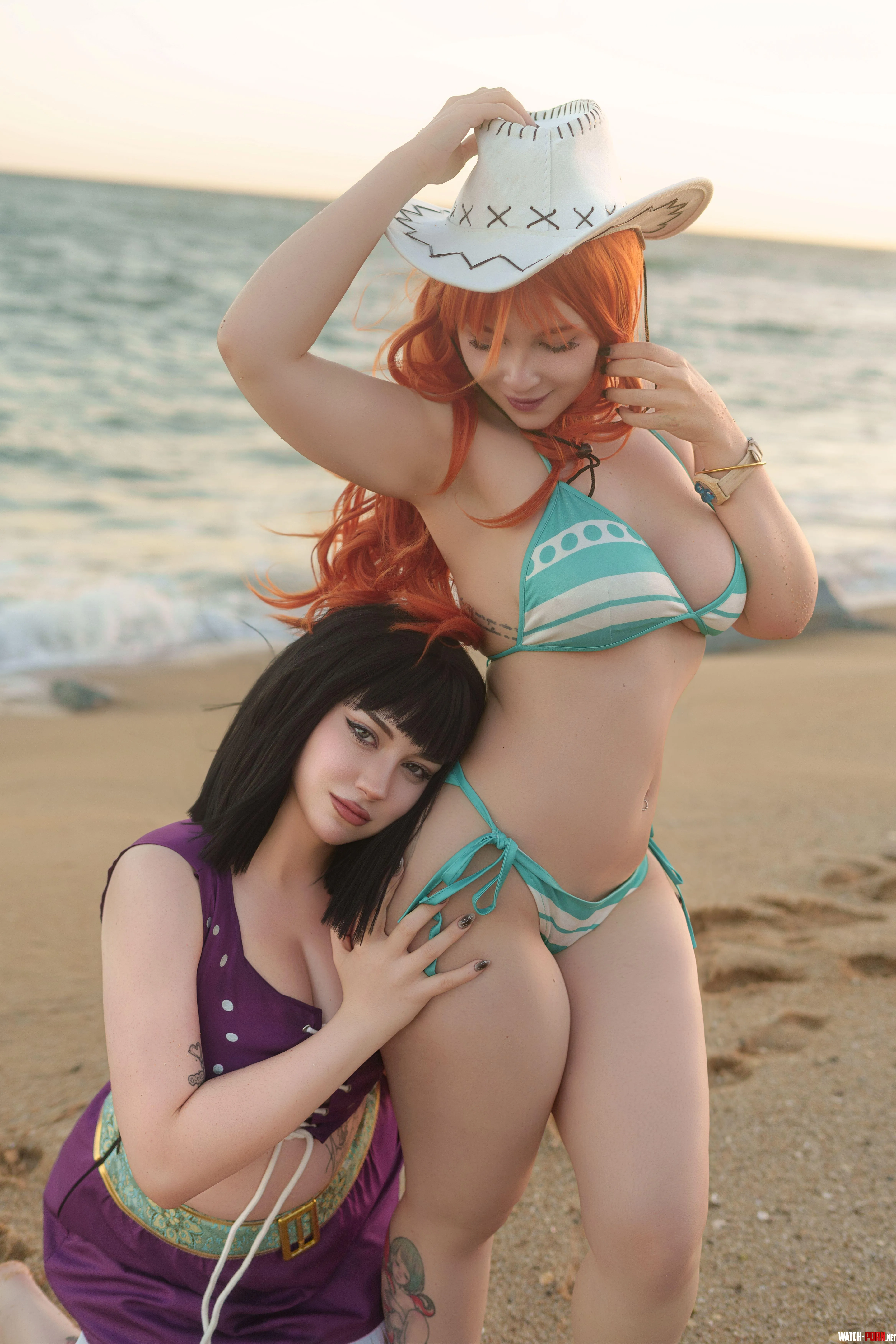 Robin and Nami are gonna make you goon (Kuroitsne and Mimo_ningyo) by Kurokitsunexcos