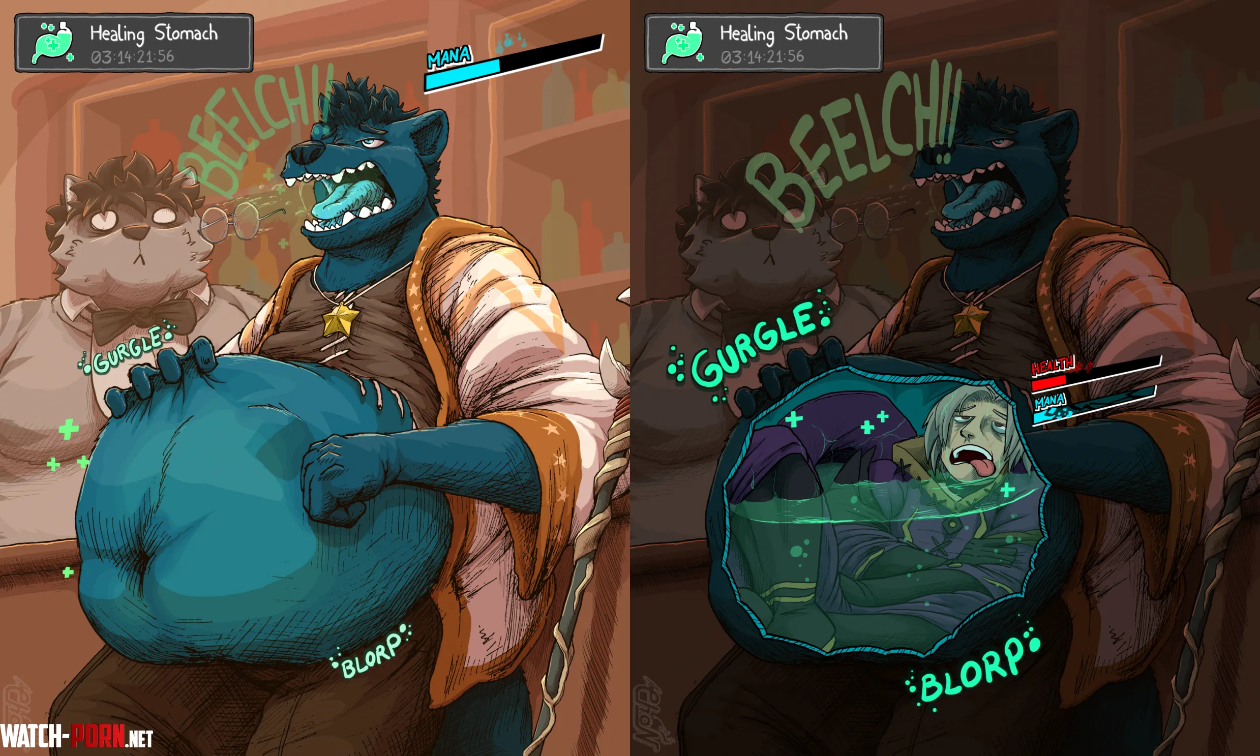 {Image} Healing Stomach by Chopangigante (Healing Vore) by OverstuffedPet19