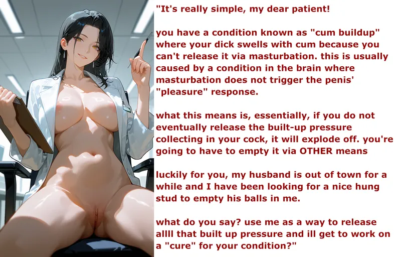 Thumbnail Relieving Pressure [POV] [Cheating] [Medical] [Masturbation] [AI Art]
