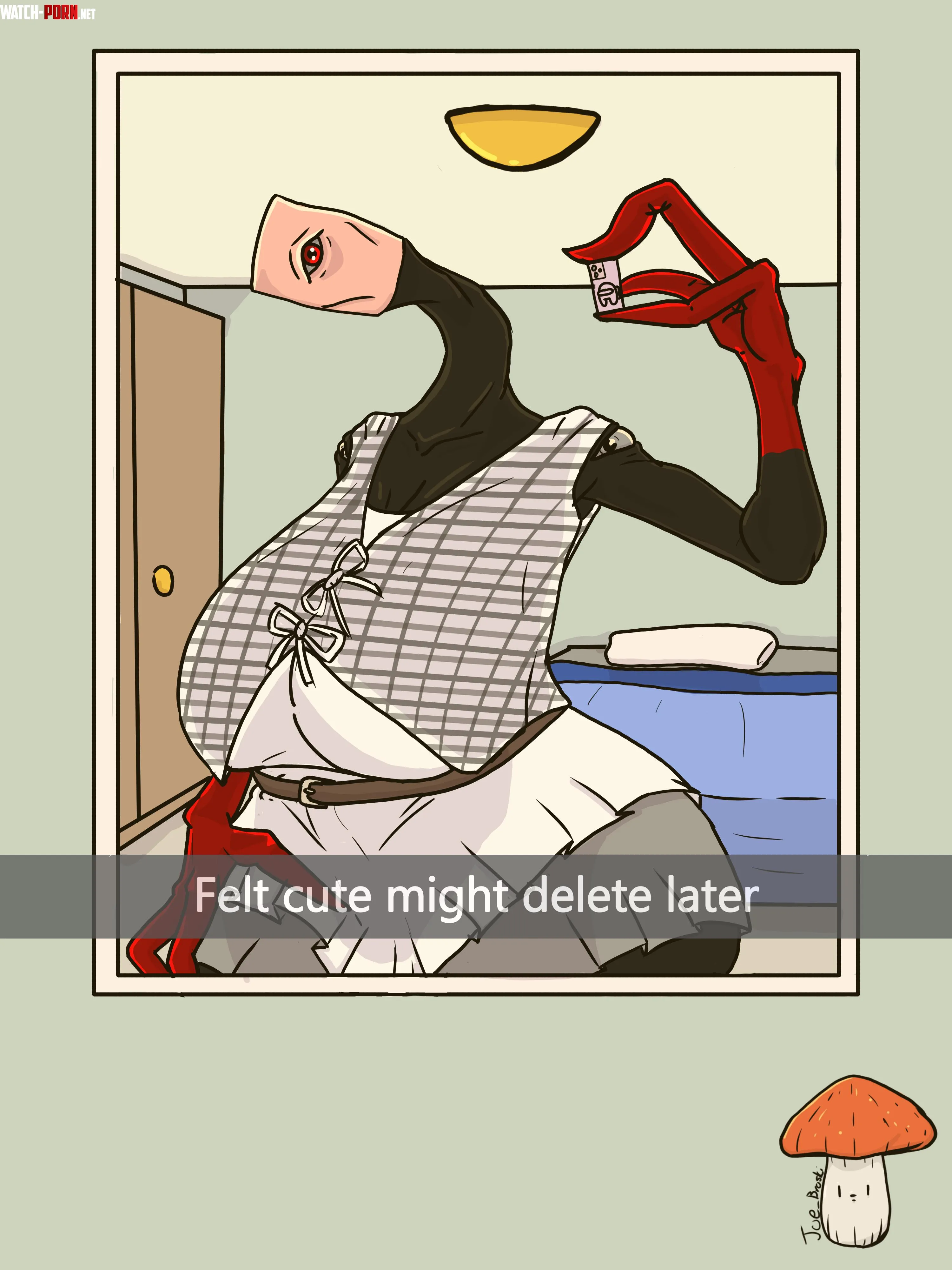 Mirror selfie, (OC) by Joe_BroskiArt