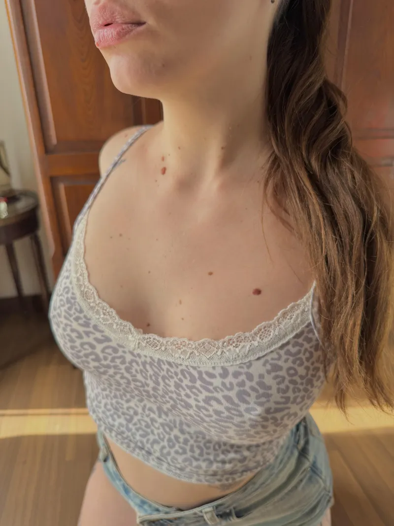 Thumbnail Couldn’t resist going braless