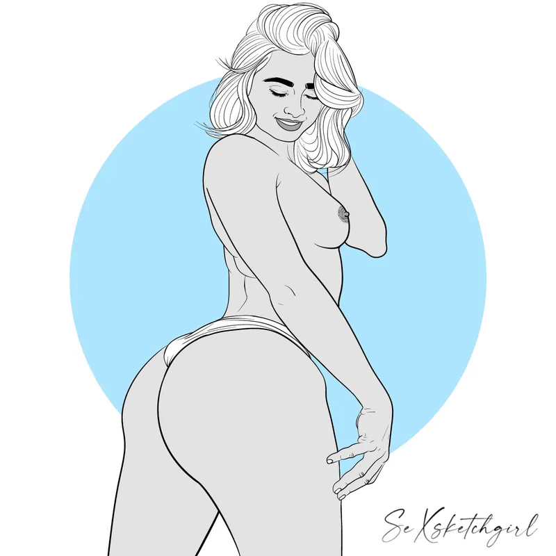 Thumbnail Big booty (by Sexsketchgirl)