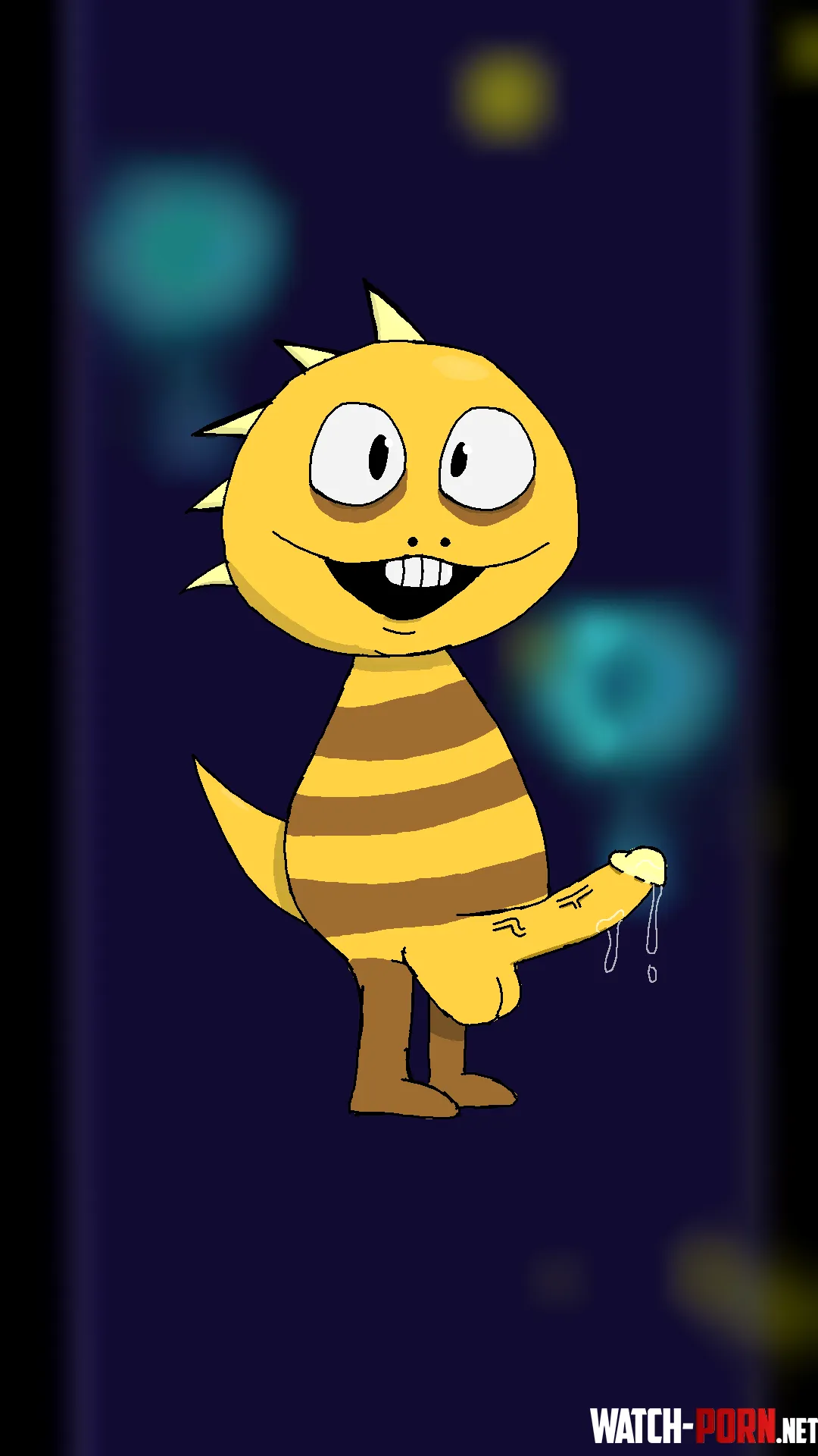 [MonsterKid] shows off his Monster cock (my art) by TurntechGodheadSBaHJ