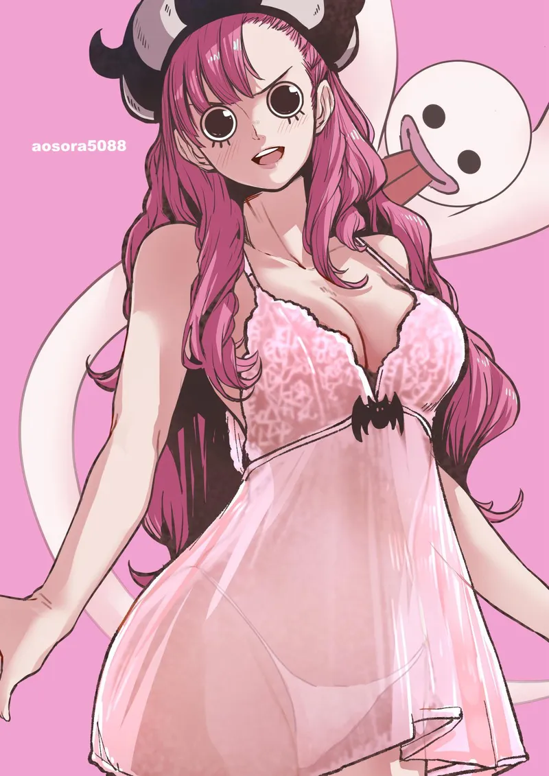 Thumbnail Perona’s nighttime attire (aosora) [One Piece]