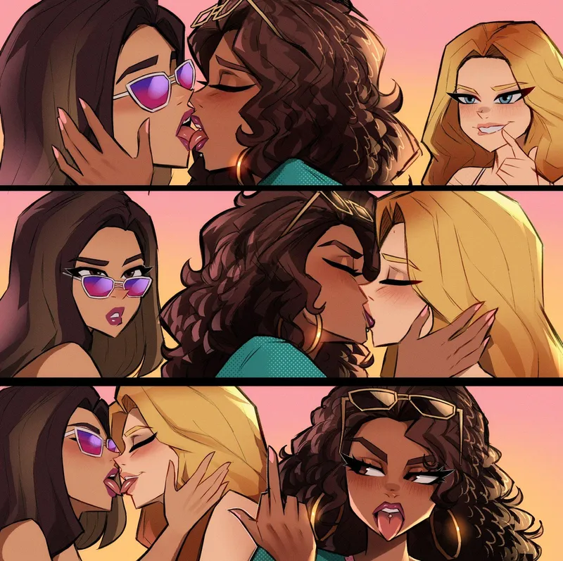 Thumbnail GTA Babes Kissing ❤️ (Grand Theft Auto) [Magaska19]