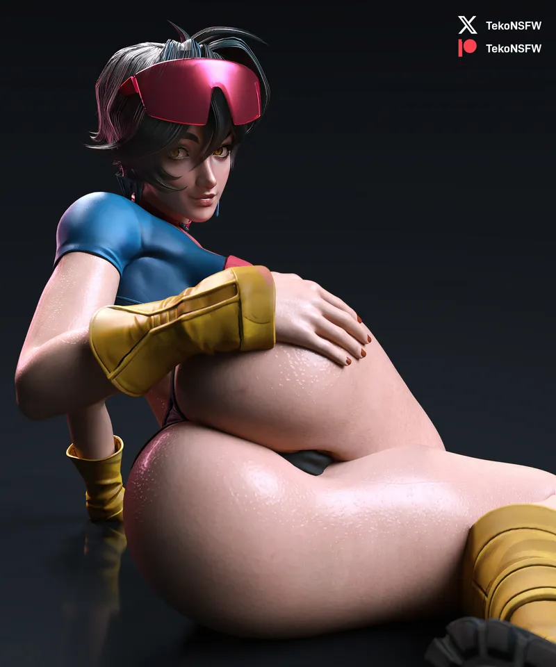 Thumbnail Jubilee showing off her cheeks (TekoNSFW) [Marvel Rivals]