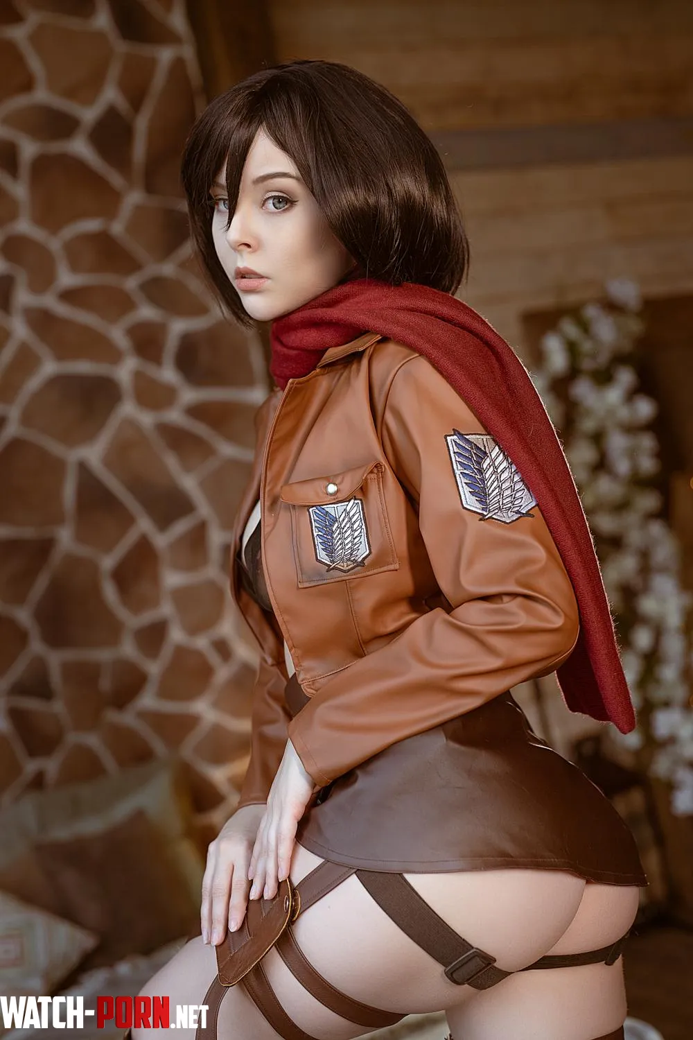 Mikasa cosplay by me HellyValentine by HellyValentine