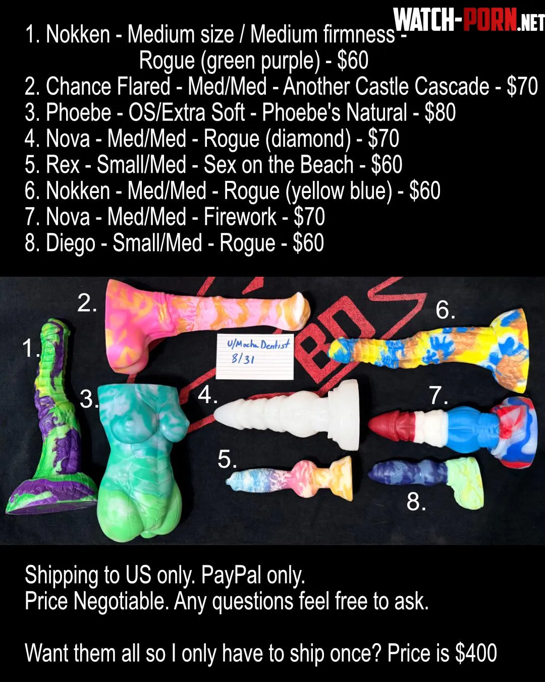 [WTS] US Only. Open to offers. by MochaDentist