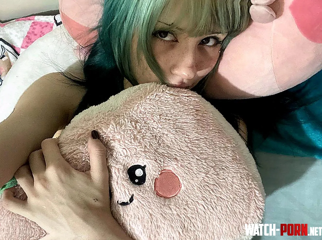 my short teal hair makes me seem tough but im really just hiding how scared i am by olibou2000