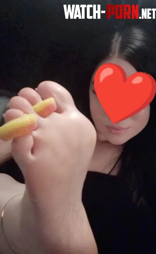 suck them off my toes for me?😋 (Oc) by Valuable-You1026