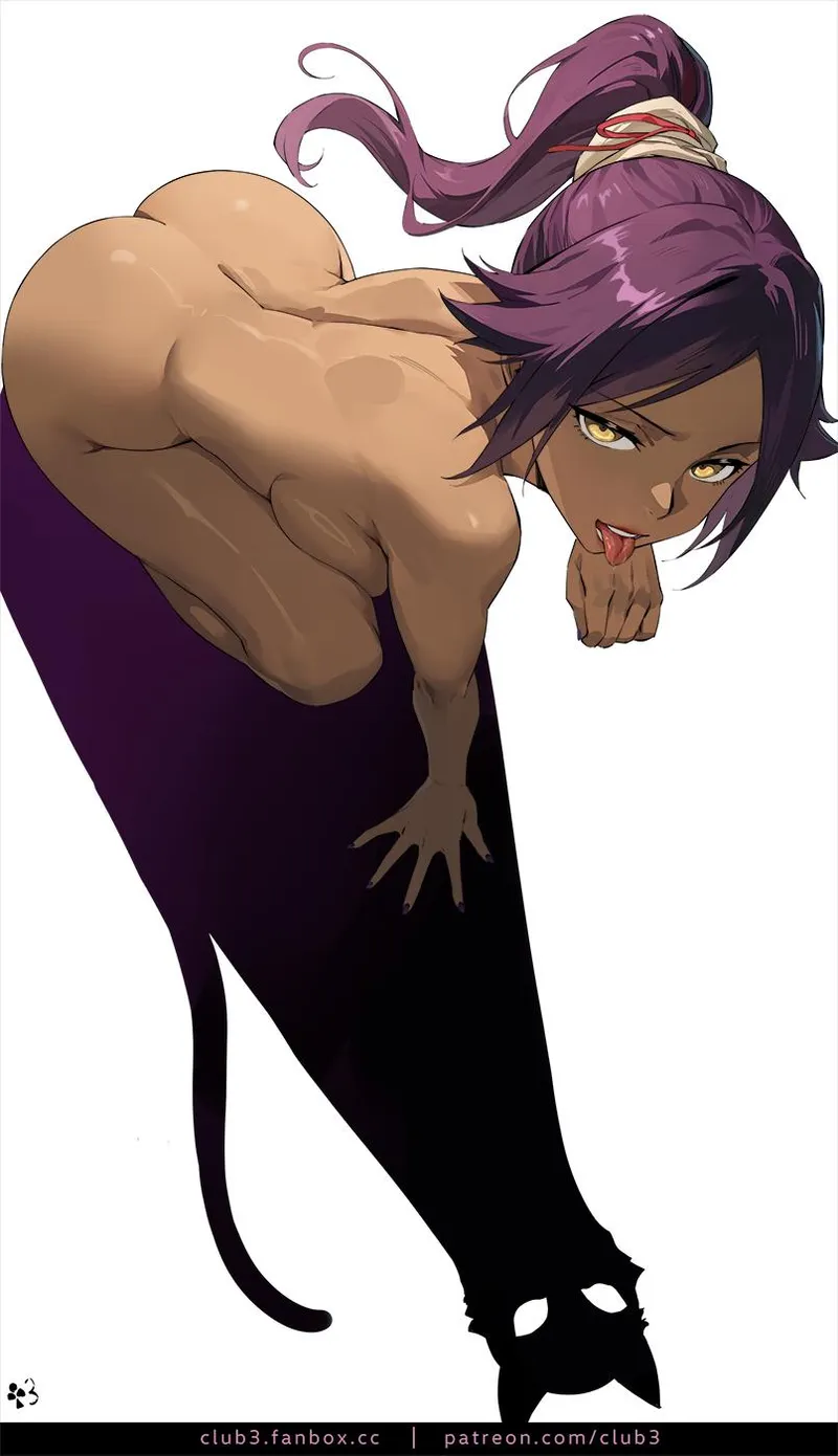 Thumbnail Yoruichi cleaning her self [Bleach] (Club3)
