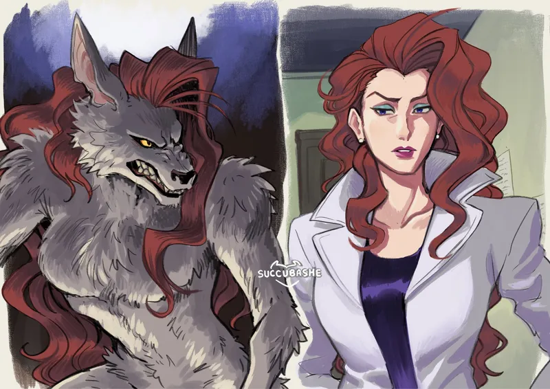 Thumbnail Night and Day - Elaine Cybersix (@succubashe)