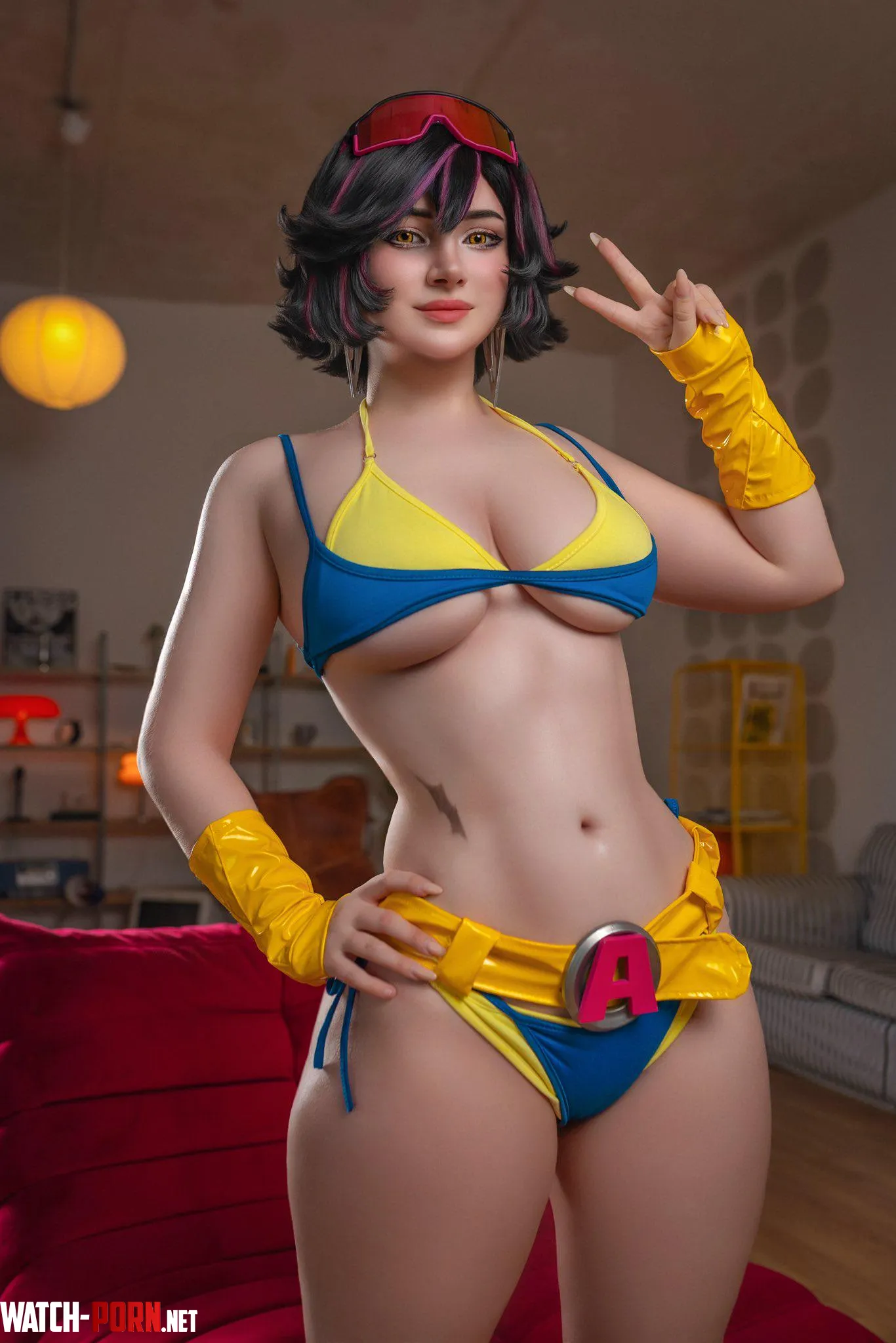 Jubilee in Bikini (Ulichan) [Marvel] by Mxfyn