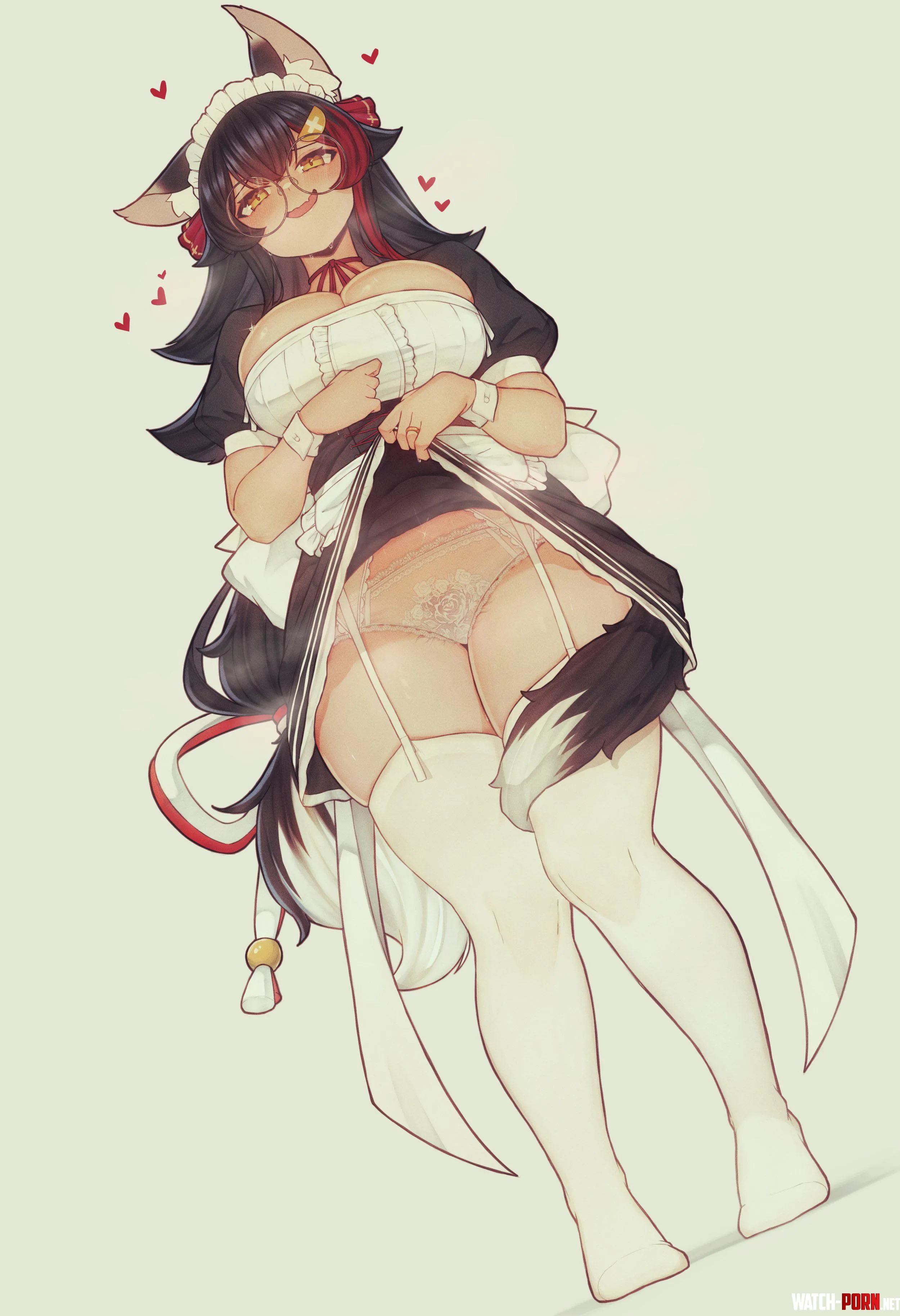 Mio Mama Lingerie tease (Varnis) [Hololive] by Flimsy-Stranger9820