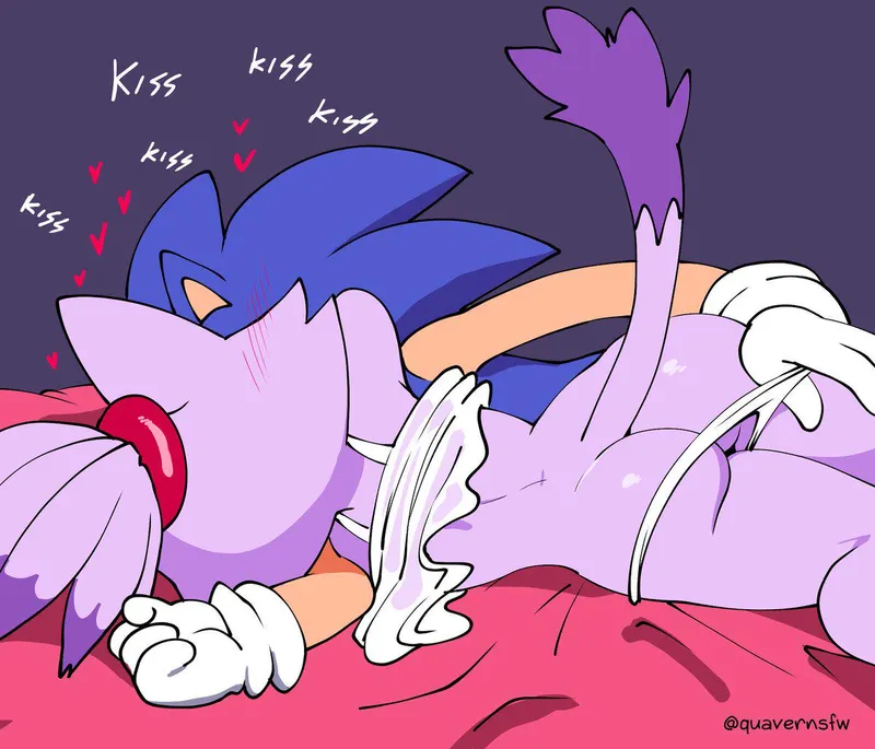 Thumbnail Sonic and Blaze make sweet love (QuaverNSFW)
