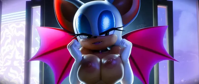Thumbnail Rouge boob squish (akkonsfw)