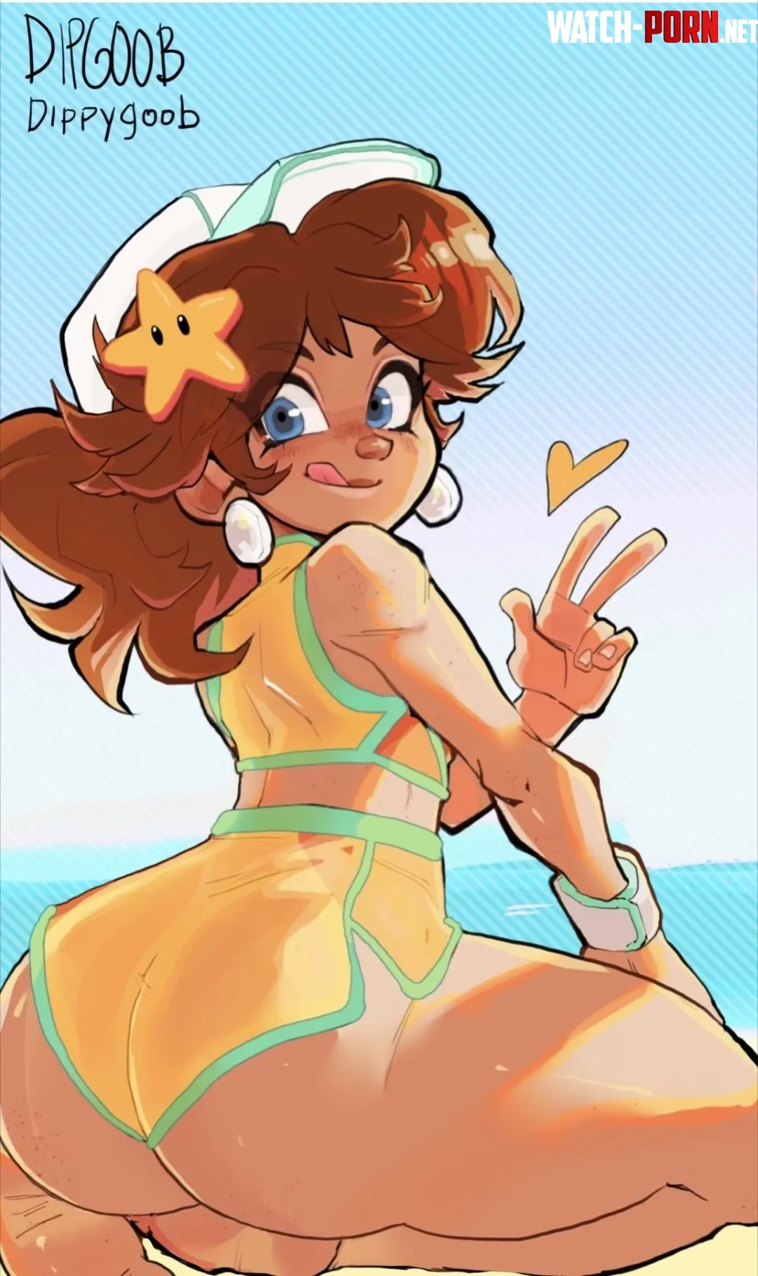 Daisy [Mario Bros.] (Dippygoob) by SweetBloom547