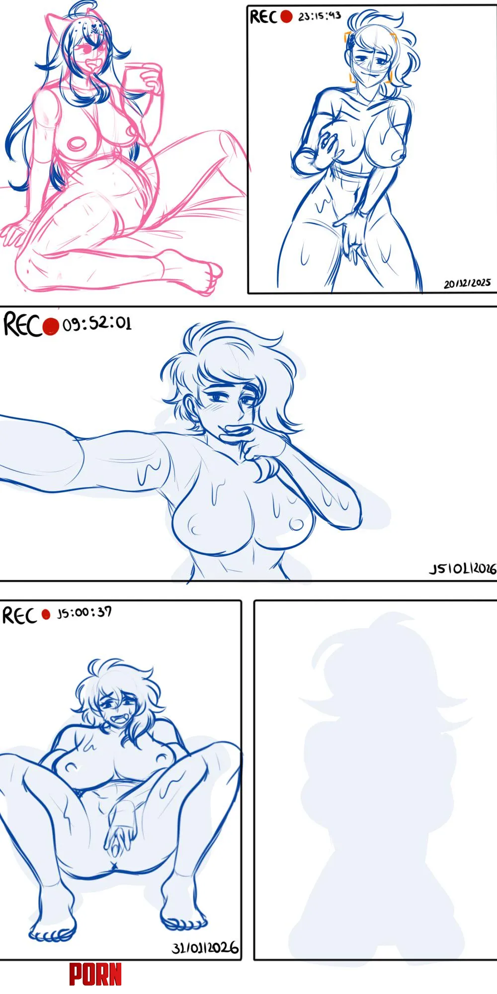 {comic} Endo sketch (papipo, comms open) by Ok-Sorbet-8676