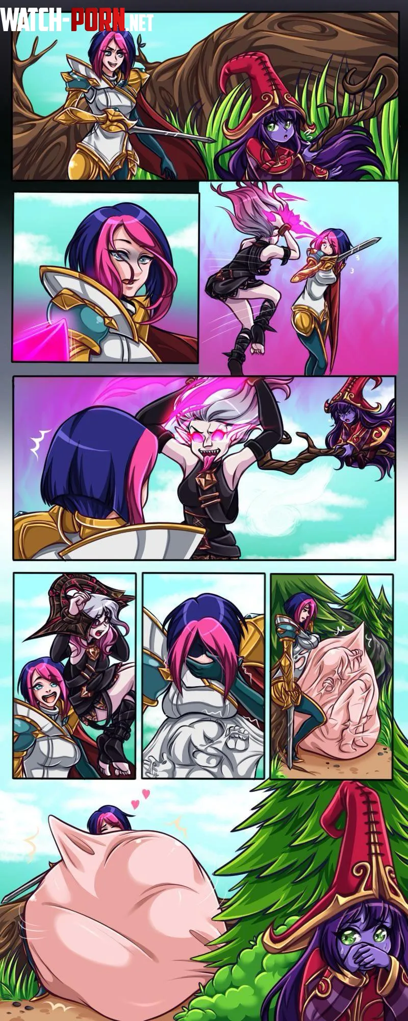 {comic} commission-Briar’s ult gone wrong (comms open)(papipo) by Ok-Sorbet-8676