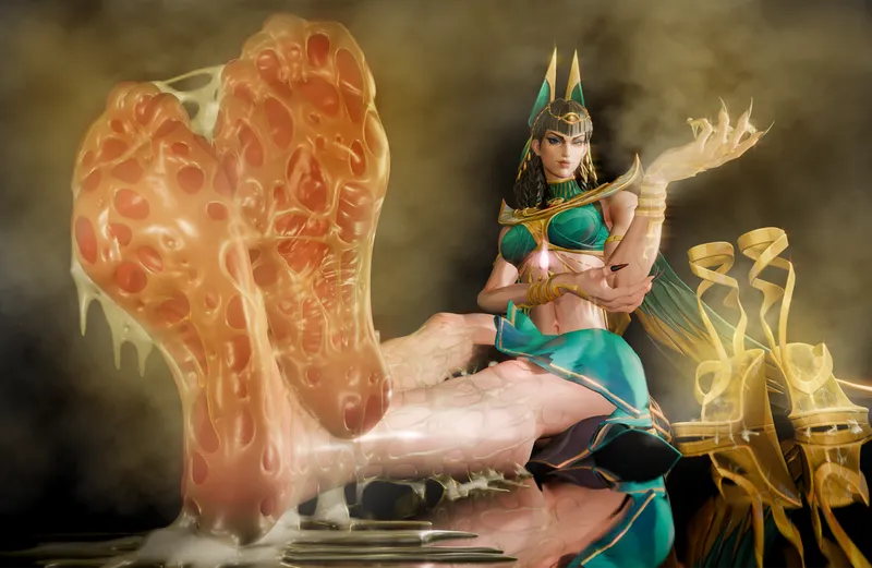 Thumbnail Egyptian Hela's smelly feet (maxwelltheone on deviantart) [marvel rivals]
