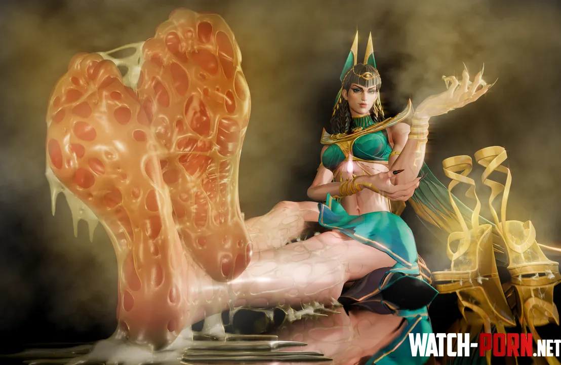 Egyptian Hela's smelly feet (maxwelltheone on deviantart) [marvel rivals] by Medical_Plant_7675