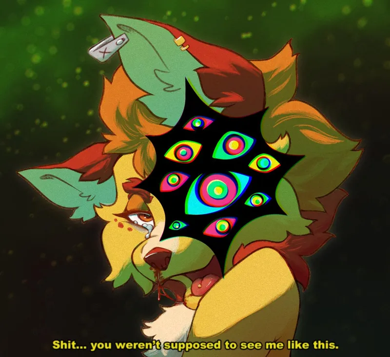 Thumbnail You weren't supposed to see... [TADC-inspired art by ME; censored for slight injury]