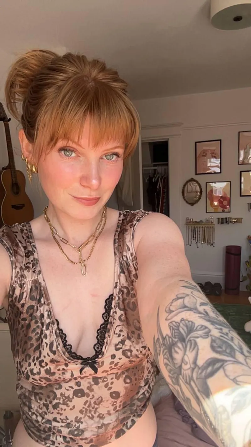 Thumbnail felt cute in this sexy outfit