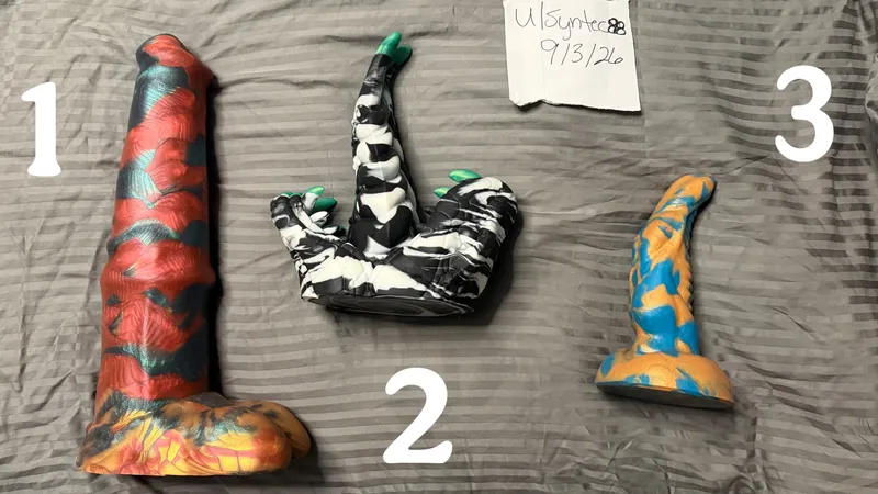 Thumbnail Wts: 3 toys (Bad Dragon and Wandering Bard)