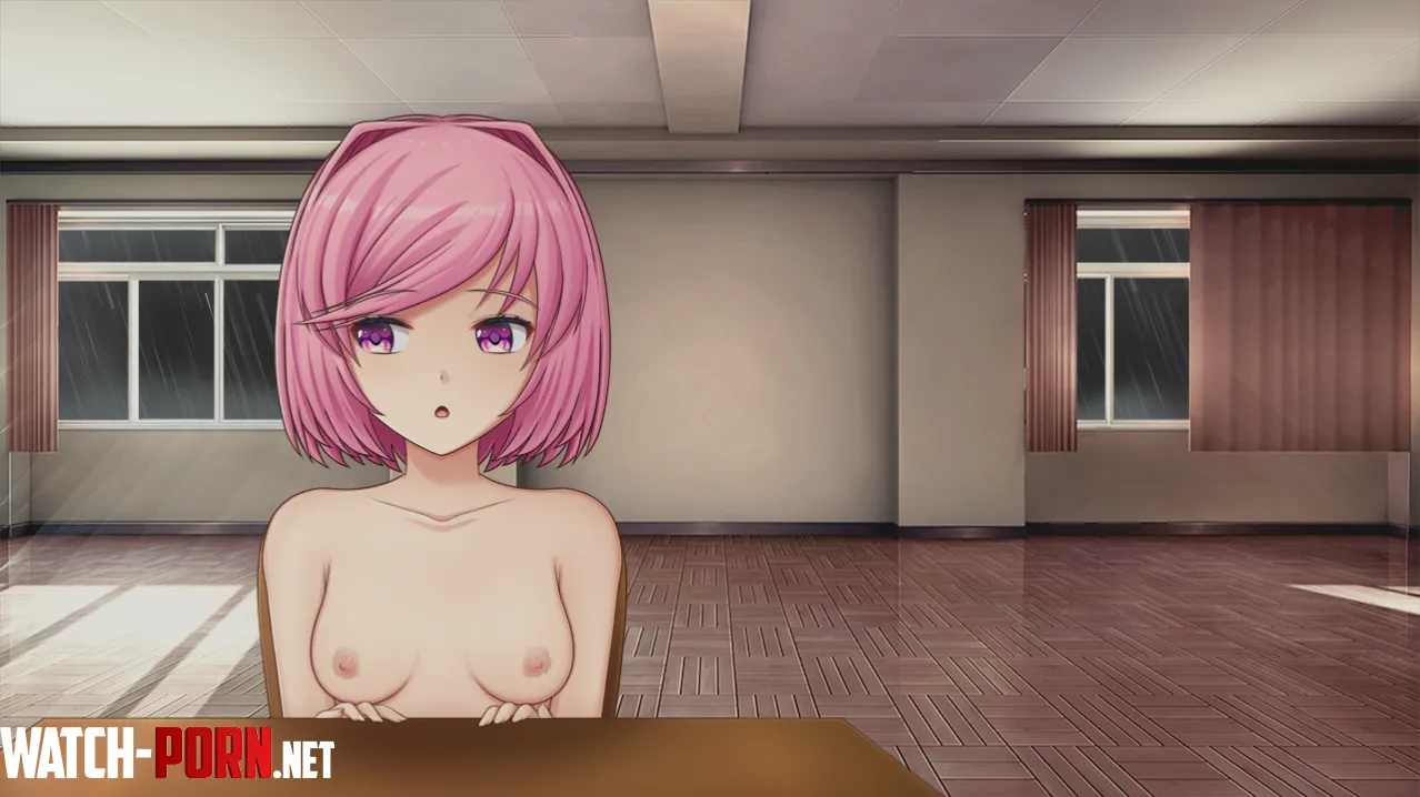 i made a nude natsuki sprite for Just Natsuki by Odd-Drop5694