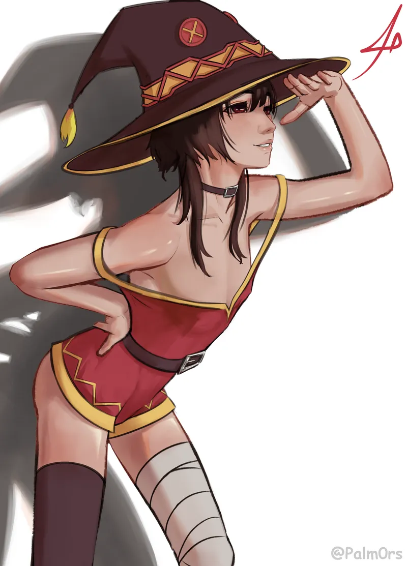 Thumbnail Megumin in a hot day (Palm0rs)